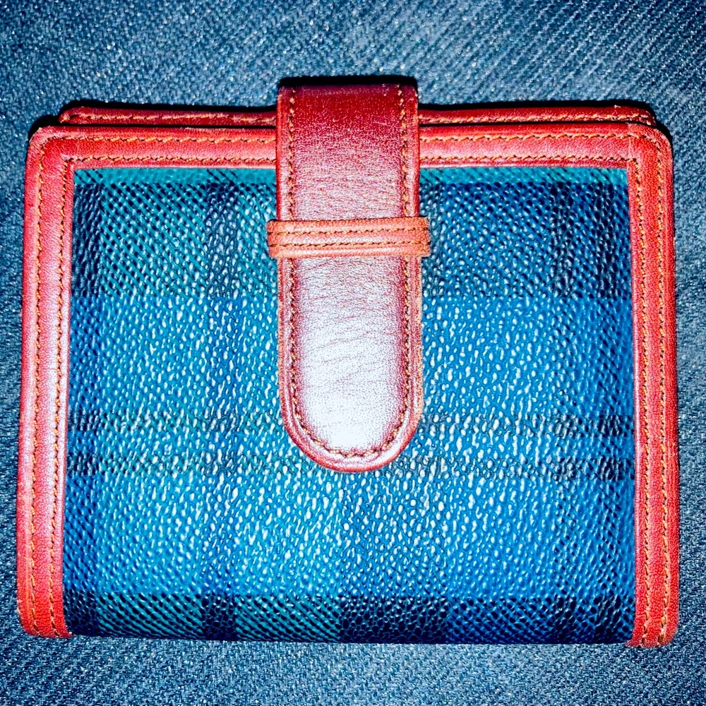 Vintage Ralph Lauren leather tartan wallet - Picture 2 of 6